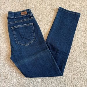 Paige Distressed Skyline Ankle Peg Jeans